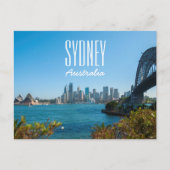 Sydney Harbour Bridge & Opera House Skyline Briefkaart (Voorkant)
