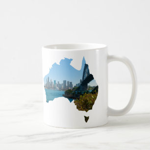 Sydney Harbour Bridge & Opera House Skyline Custom Koffiemok
