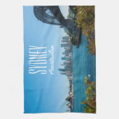 Sydney Harbour Bridge & Opera House Skyline Theedoek (Verticaal)