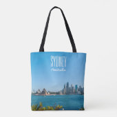 Sydney Harbour Bridge & Opera House Skyline Tote Bag (Achterkant)
