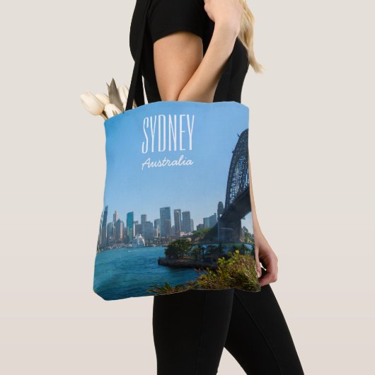 Sydney Harbour Bridge & Opera House Skyline Tote Bag (Dichtbij)
