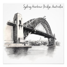 Sydney Harbour Bridge schets