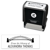 Sydney Harbour Bridge “Uit de bibliotheek van” Boe Zelfinktende Stempel (In situ)