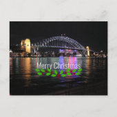 Sydney Harbour Bridge - Vrolijk kerstfeest! Briefkaart (Voorkant)
