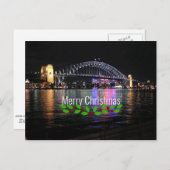 Sydney Harbour Bridge - Vrolijk kerstfeest! Briefkaart (Voorkant / Achterkant)
