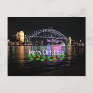 Sydney Harbour Bridge - Vrolijk kerstfeest! Briefkaart