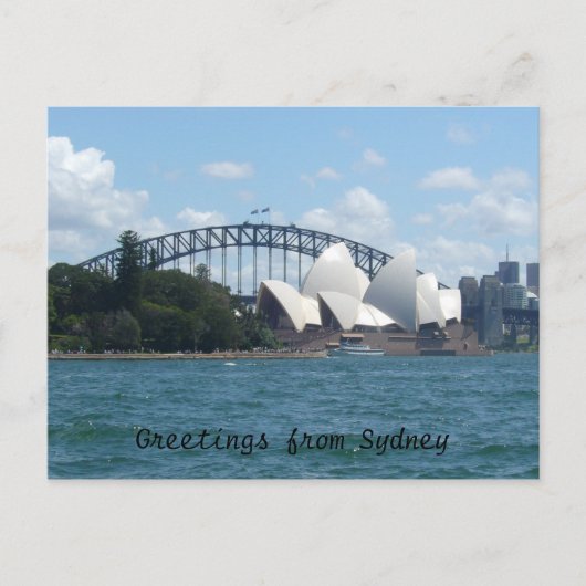 sydney harbour briefkaart (Voorkant)