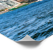 Sydney Harbour-brug over de haven naar de stad Poster (Hoek)