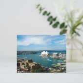 Sydney Harbour en het Opera House - Briefkaart (Staand voorkant)