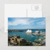 Sydney Harbour en het Opera House - Briefkaart (Voorkant / Achterkant)