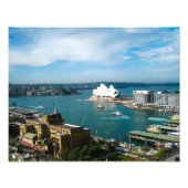 Sydney Harbour en het Opera House - Foto afdrukken (Voorkant)