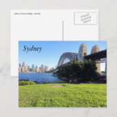 sydney harbour-gras briefkaart (Voorkant / Achterkant)