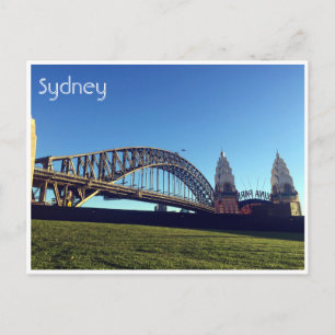 sydney harbour - groen briefkaart