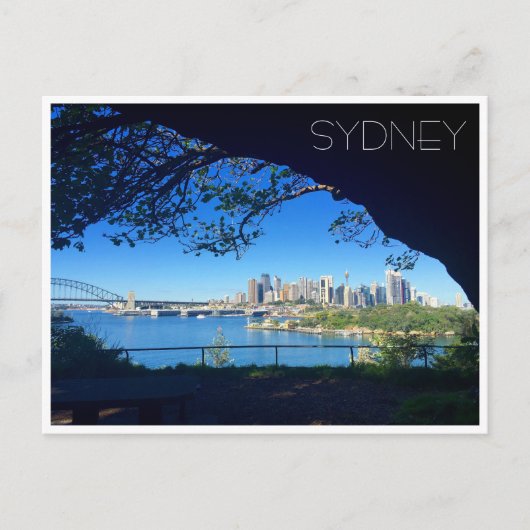 sydney harbour-grot briefkaart (Voorkant)