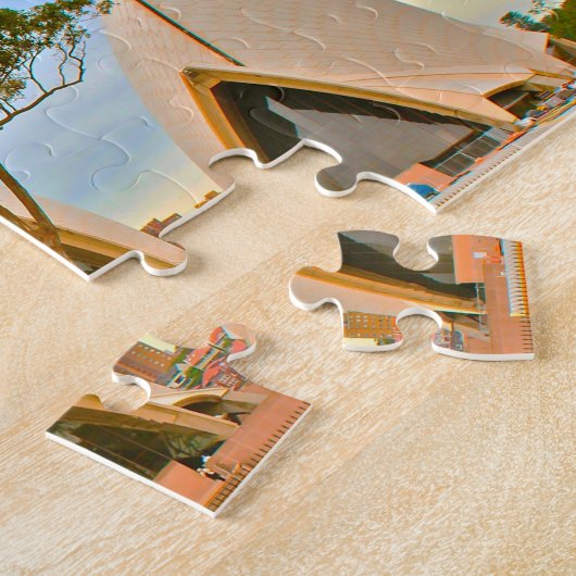 Sydney Harbour Opera House Australië Legpuzzel (Zijkant)