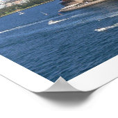 Sydney Harbour, Opera House, Skyline, Panorama Poster (Hoek)