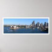 Sydney Harbour, Opera House, Skyline, Panorama Poster (Voorkant)
