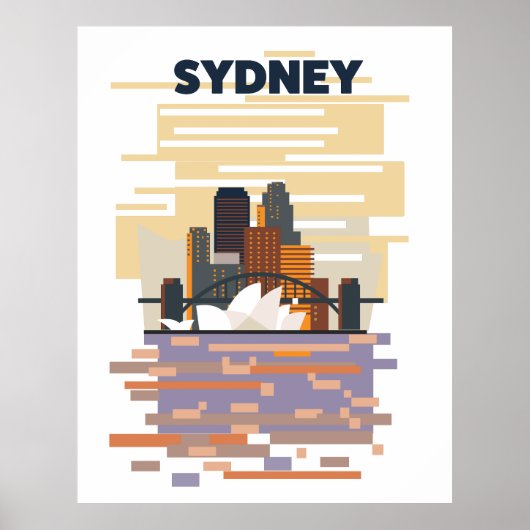 Sydney Harbour Poster (Voorkant)