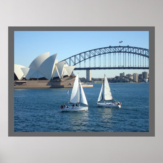 Sydney Harbour Poster (Voorkant)