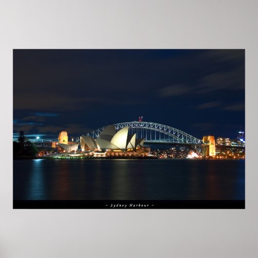 Sydney Harbour Poster (Voorkant)