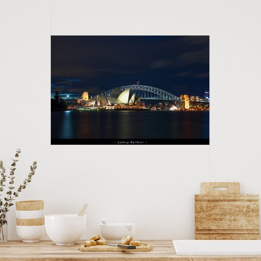 Sydney Harbour Poster (Keuken)