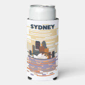 Sydney Harbour Seltzer Blikjeskoeler (Seltzer Voorkant)