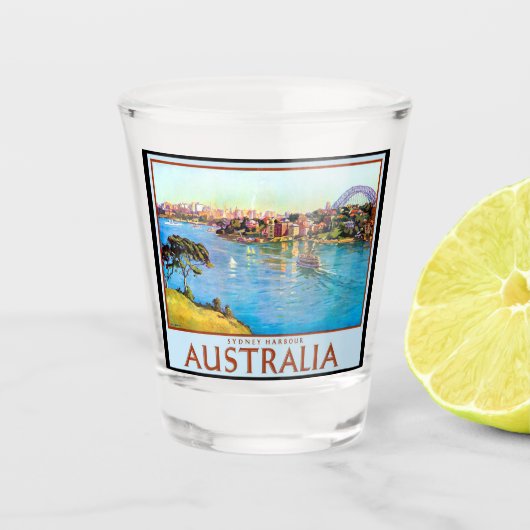 Sydney Harbour Shot Glass Glas (Voorkant)