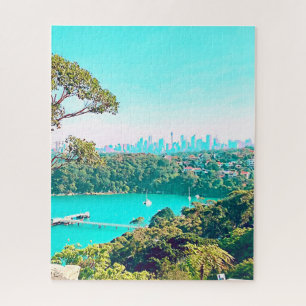 Sydney Harbour Skyline uitzicht Mosman Legpuzzel