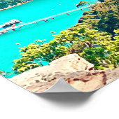 Sydney Harbour Skyline uitzicht Mosman Poster (Hoek)