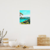 Sydney Harbour Skyline uitzicht Mosman Poster (Keuken)