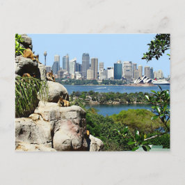 Sydney Harbour uit het Briefkaart van de dierentui