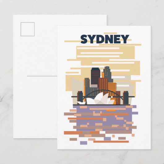 Sydney Harbour Uitnodiging Briefkaart (Voorkant / Achterkant)
