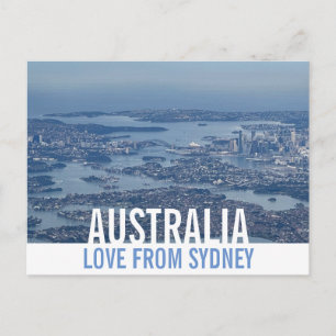 Sydney Harbour van Air Love uit Australië Briefkaart