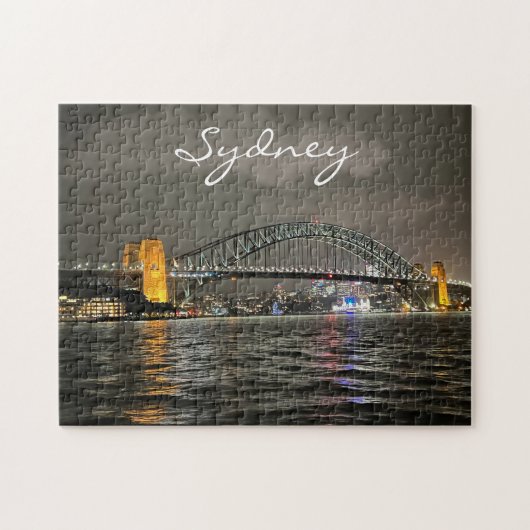 Sydney Harbour van Night, Australië, Foto Legpuzzel (Horizontaal)
