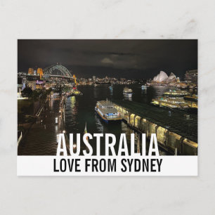 Sydney Harbour van Night Love uit Australië Briefkaart