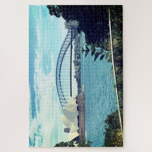 sydney harbour-vintage legpuzzel (Verticaal)