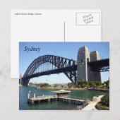 sydney harbour wharf briefkaart (Voorkant / Achterkant)