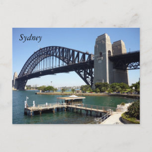 sydney harbour wharf briefkaart