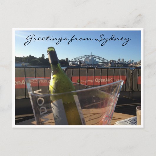 Sydney-haven wonen briefkaart (Voorkant)
