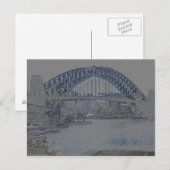 sydney-havenbrug briefkaart (Voorkant / Achterkant)