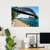 sydney-havenbrug poster (Thuiskantoor)