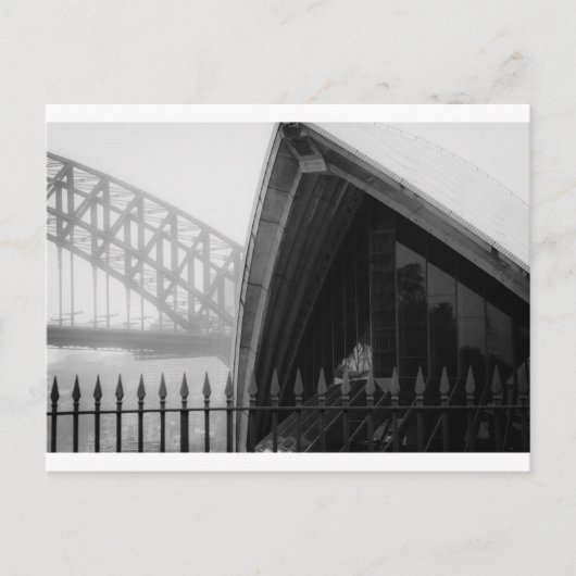 Sydney icons briefkaart (Voorkant)