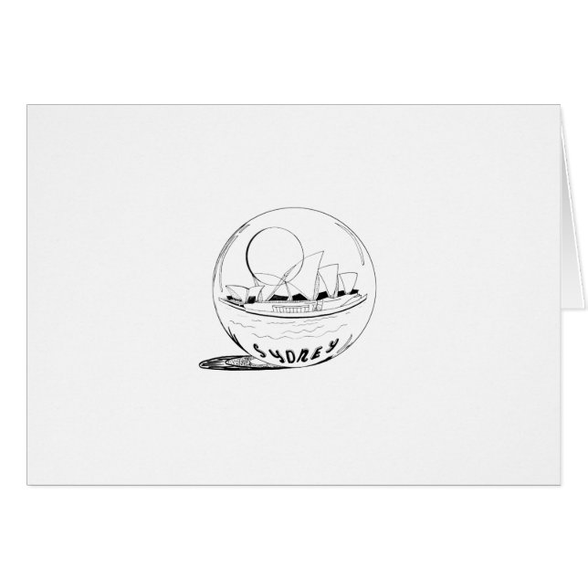 Sydney in een glazen wereldbol (Voorkant Horizontaal)