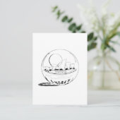 Sydney in een glazen wereldbol briefkaart (Staand voorkant)