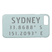 Sydney Latitude Longitude Case-Mate iPhone Case (Achterkant (Horizontaal))