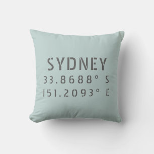 Sydney Latitude Longitude Kussen