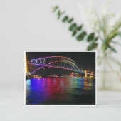 sydney levendige bruglampen briefkaart (Staand voorkant)
