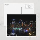 sydney levendige lichten briefkaart (Voorkant / Achterkant)