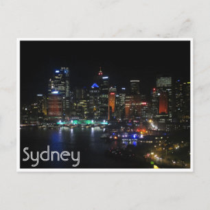 sydney levendige lichten briefkaart