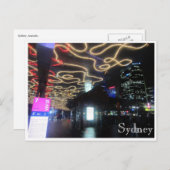 sydney levendige lichtpaden briefkaart (Voorkant / Achterkant)